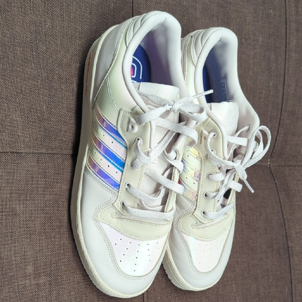 Adidas Originals Rivalry Low Purple Iridescent Sneakers Women's Size 11